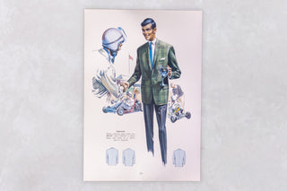 Original 1960’s American Men’s Fashion Tailoring Art Prints