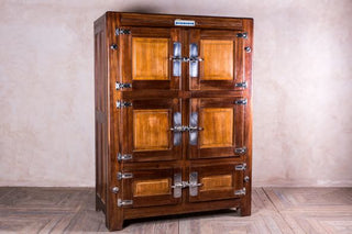 Vintage French Frigidaire Refrigerator Cabinet