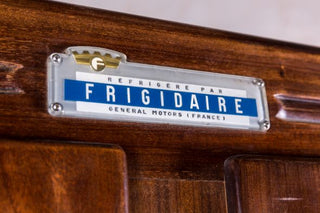 Vintage French Frigidaire Refrigerator Cabinet