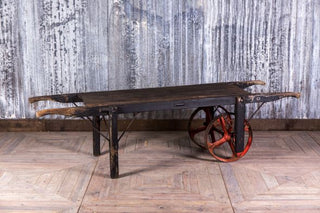 Upcycled Table Vintage Pig Cratch