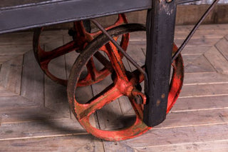 Upcycled Table Vintage Pig Cratch