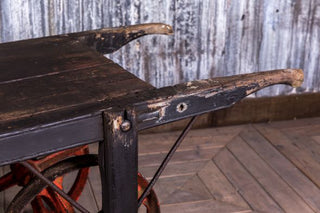 Upcycled Table Vintage Pig Cratch