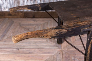 Upcycled Table Vintage Pig Cratch