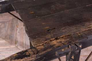 Upcycled Table Vintage Pig Cratch