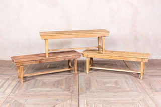 Vintage Wooden Bench Seating