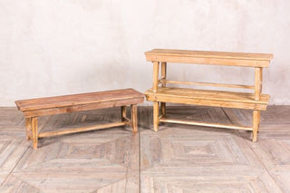 Vintage Wooden Bench Seating