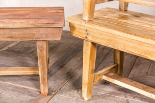 Vintage Wooden Bench Seating