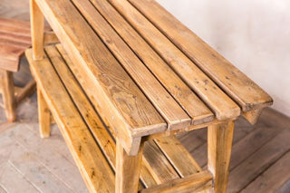 Vintage Wooden Bench Seating
