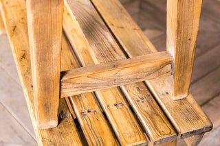 Vintage Wooden Bench Seating