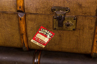 Set of Six Vintage Steamer Trunks