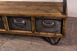 Industrial Shelves with Drawers