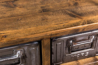 Industrial Shelves with Drawers