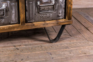 Industrial Shelves with Drawers