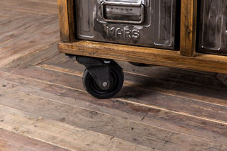Industrial Shelves with Drawers