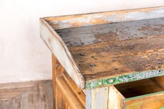 Large Green Multi-drawer Sideboard