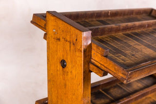 Antique Wooden Printing Rack