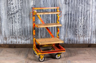 Industrial Trolley Shelves on Wheels