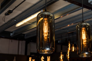 Quinto Smoked Glass 3 String Pendant Light