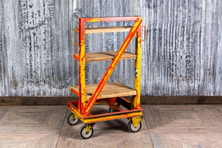Industrial Trolley Shelves on Wheels