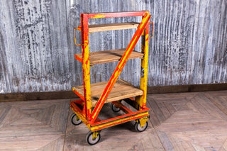 Industrial Trolley Shelves on Wheels
