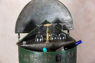 Vintage Oil Drum Paraffin Dispenser