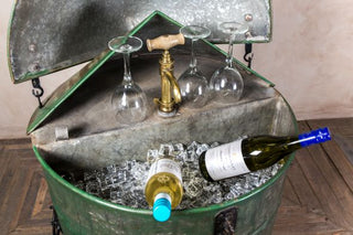 Vintage Oil Drum Paraffin Dispenser