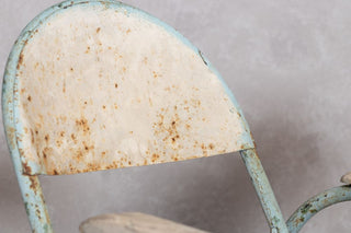 Vintage French Folding Chairs - Chair Back