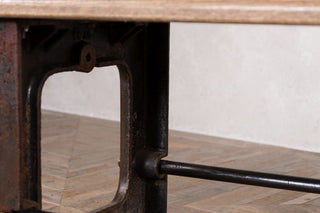 Cast Iron &amp; Oak Bench (03663) - Legs