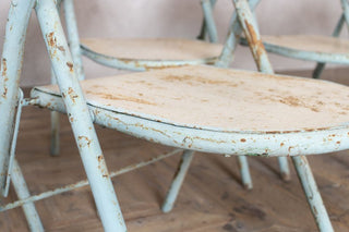 Vintage French Folding Chairs - Seat
