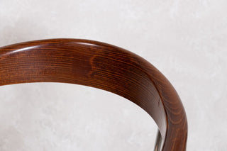 wooden back