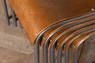 Biddulph Stacking Chair with Plywood Seat/Back - Chair Seat