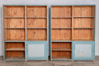 Pair of Large Pantry Kitchen Cupboards - Open Cupboard