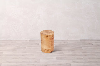 Casa Burl Wood Veneer Side Table