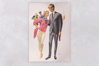 Original 1960’s American Men’s Fashion Tailoring Art Prints
