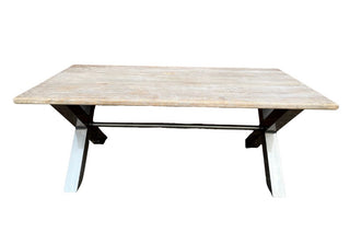   Furniture Seconds: Whitewashed Pine Dining Table
