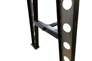 Striped Wooden Dining Table Base