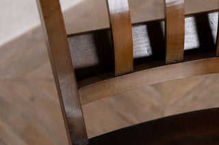 Dark Edwardian Chapel Chairs