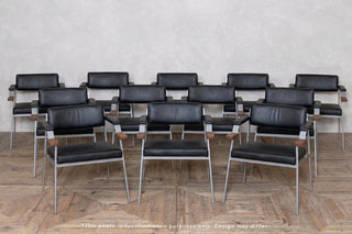 Set of 12 Vintage 1960s Designer Dining Chairs