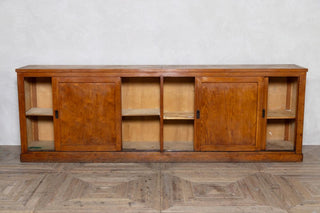 large-vintage-pine-sliding-double-door-cupboard-open