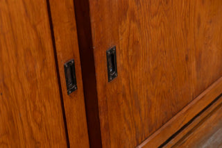large-vintage-pine-sliding-double-door-cupboard-handle