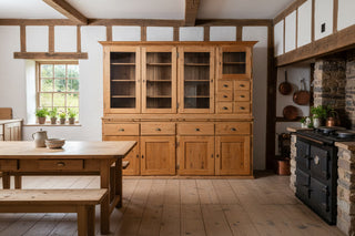Large Victorian Pine Housekeeper's Cupboard