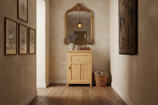 Vintage Pine Shoe Cupboard