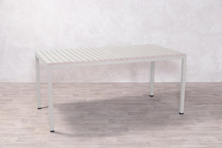 California Garden Outdoor Speckled Beige Café Table Set with California Chairs