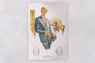 Original 1960’s American Men’s Fashion Tailoring Art Prints