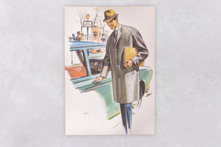 Original 1960’s American Men’s Fashion Tailoring Art Prints