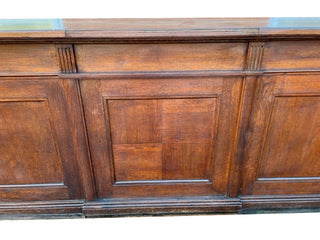 Large Vintage Wooden Bar Counter