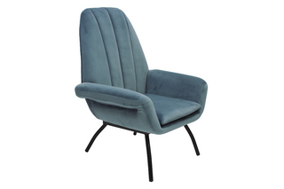 velvet armchair