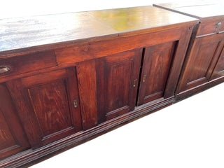 Large Vintage Wooden Bar Counter