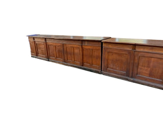 Large Vintage Wooden Bar Counter