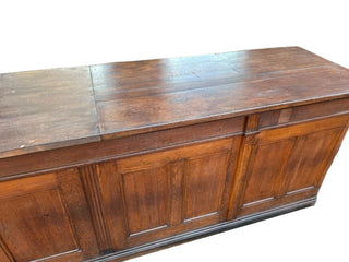 Large Vintage Wooden Bar Counter